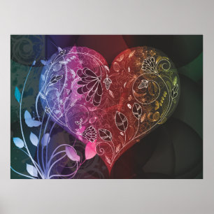 Poster funkadelic coeur mature de l'amour