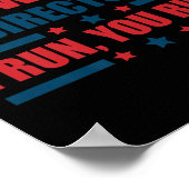 Poster Funky 4 juillet Fireworks Directeur Je Vous Exécut (Coin)