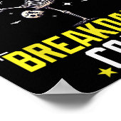 Poster Funky Australian Breakdance Coach Skeleton Hallowe (Coin)