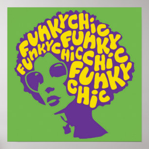 Poster Funky chic