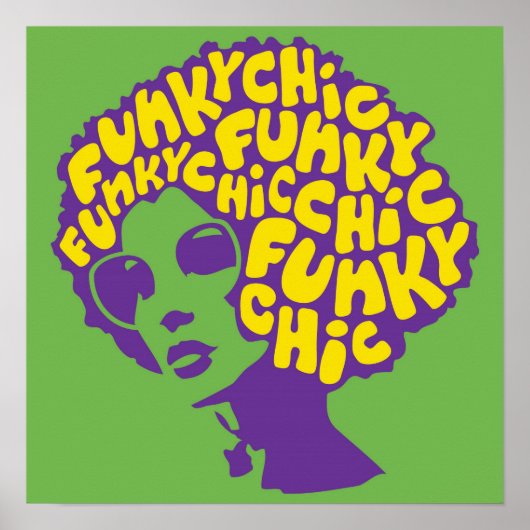 Poster Funky chic (Devant)
