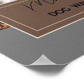 Poster Funky Chien Walker Groomer Animaux de compagnie mo (Coin)