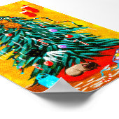 Poster Funky Christmas Tree Cats Créationarts (Coin)