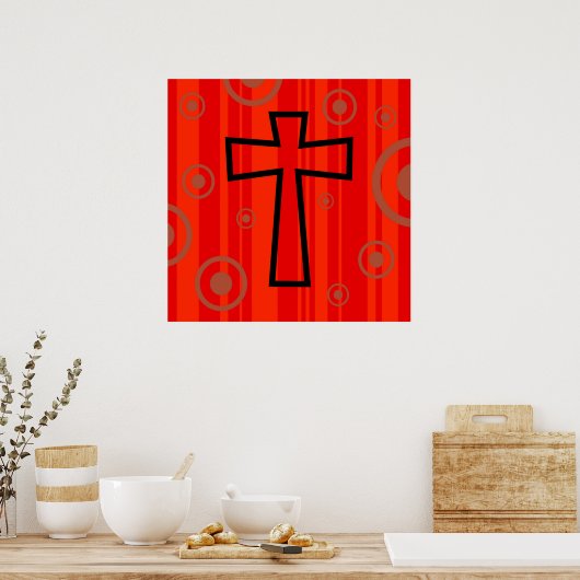 Poster Funky Cross (Cuisine)