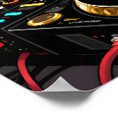 Poster Funky DJ  Pop Art (Coin)