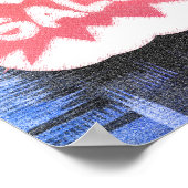 Poster Funky Grunge Sale Burst Gritty et Conception Jouan (Coin)