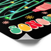 Poster Funky Noël Vibes Sonographer Ultrasound (Coin)