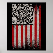 Poster Funky Qr Trump Dancing Code (Devant)