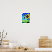 Poster Funky Tree Of Life Peinture Acrylique (Cuisine)