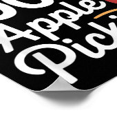 Poster Funny 100 Percent Weekend Apple Picking Weather Fo (Coin)