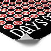 Poster Funny 100th Day Of School Teacher Kids 100 Days Ma (Coin)