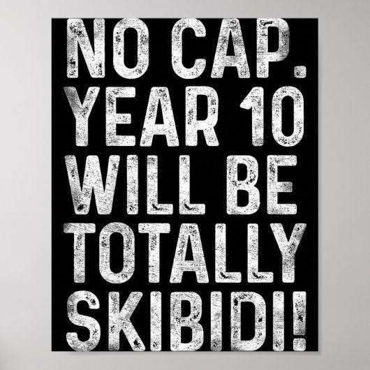 Poster Funny 10 Year Old Bday Boy 10th Birthday Born In 2 (Devant)