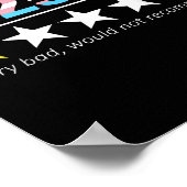 Poster Funny 2025 Very Bad Would Not Recommend  (Coin)