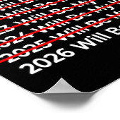 Poster Funny 2026 Will Be My Year Quote - Happy New Year  (Coin)