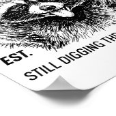 Poster Funny 40th Birthday Est 1986 Feral & Forty Rac (Coin)