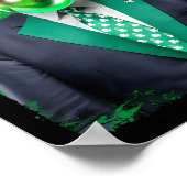 Poster Funny 47ème Président Jour de la Saint Patrick Irl (Coin)