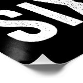 Poster Funny 60e anniversaire So Happy I'm Sixty 60 (Coin)