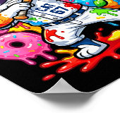 Poster Funny 67 Baseball Dabbing Cat 6 7 Dripng Ice Cream (Coin)