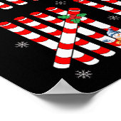 Poster Funny 67 Candy Cane Tally Marks Christmas Six Seve (Coin)