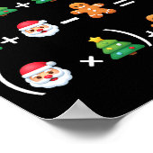 Poster Funny 67 Meme Christmas Math Teacher Santa Six Sev (Coin)