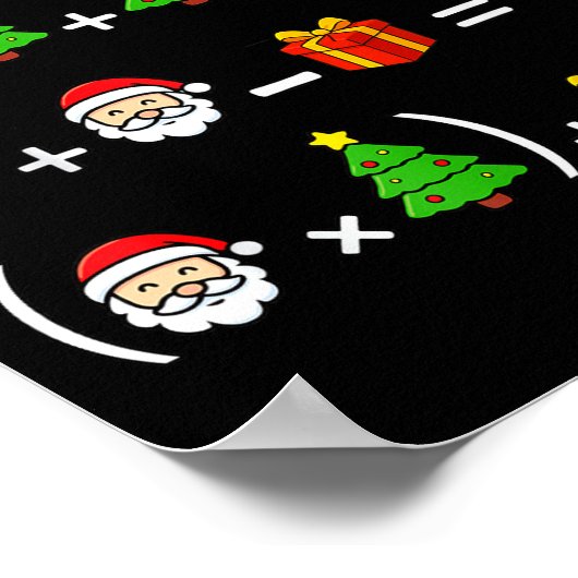 Poster Funny 67 Meme Christmas Math Teacher Santa Six Sev (Coin)