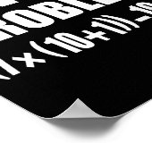 Poster Funny 67 Meme Pemdas Elementary Math Teacher Brain (Coin)