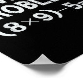 Poster Funny 67 Meme Pemdas Elementary Math Teacher Brain (Coin)