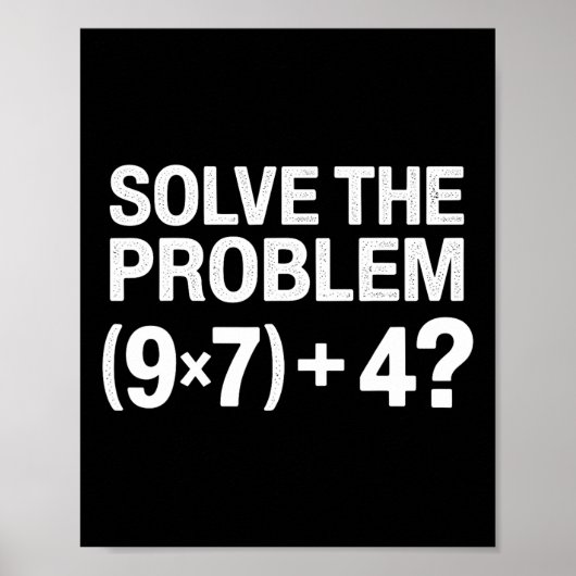 Poster Funny 67 Meme Pemdas Math Teacher Brainrot Element (Devant)