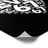 Poster Funny 67 Meme Six Seven Heart Matching Couples Val (Coin)