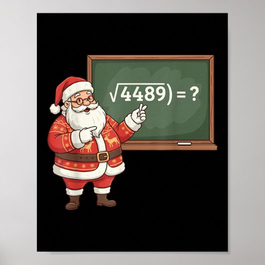 Poster Funny 67 Meme Six Seven Math Teacher Christmas Gen (Devant)