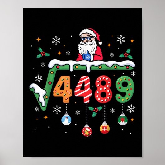 Poster Funny 67 Meme Square Root 4489 Slang Math Teacher  (Devant)