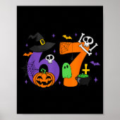 Poster Funny 67 Six Seven Halloween Meme Gen Alpha (Devant)