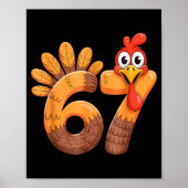 Poster Funny 67 Thanksgiving Turkey (Devant)