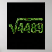 Poster Funny 67 Trendy Square Root 4489 Camo Tee (Devant)