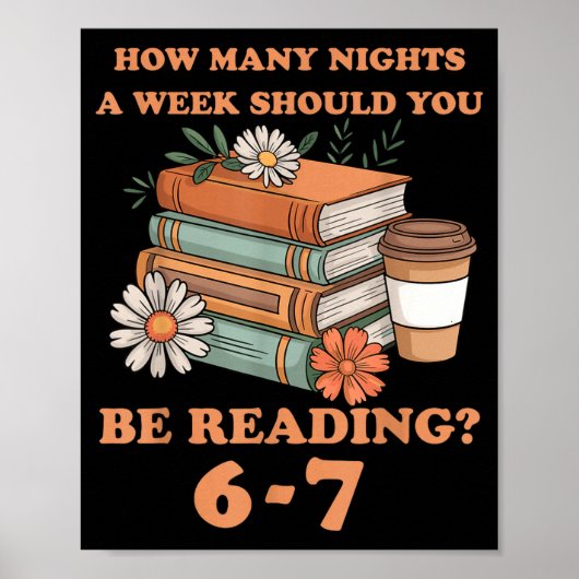 Poster Funny 6-7 Englieacher 67 Meme Reading  (Devant)