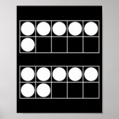 Poster Funny 6 7 Number Teachers Students Six Seven Meme (Devant)