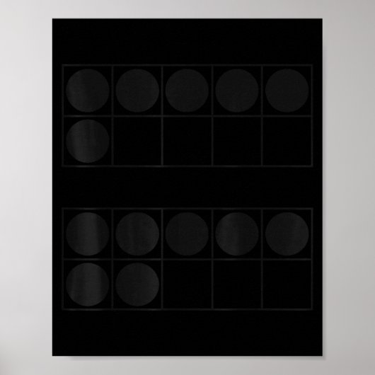 Poster Funny 6 7 Number Teachers Students Six Seven Meme  (Devant)