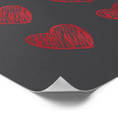 Poster Funny 6 7 Valentine Love Heart Playing Card Couple (Coin)