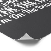 Poster Funny 80th Birthday Gift This Golfer Is Not Over  (Coin)