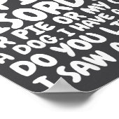 Poster Funny Adhd Quote Ask Me About My Attention Deficit (Coin)