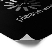 Poster Funny Adult 18th Birthday Fun 67 Loading Meme Girl (Coin)