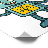 Poster Funny Ai Robot With Ask Anything Quote _ Geek Tee  (Coin)