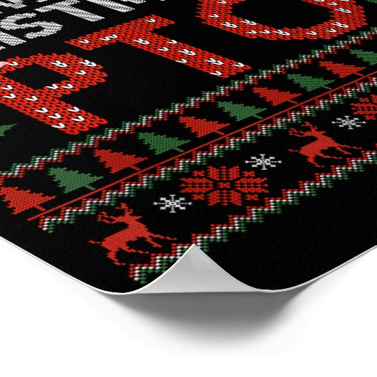 Poster Funny All I Want For Christmas Is Pto Matching Ugl (Coin)