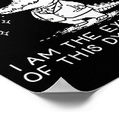 Poster Funny Alligator I Am The Executive Of This Dysfunc (Coin)