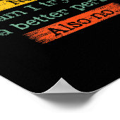 Poster Funny Am I Perfect_ No. Am I Trying To Be A Better (Coin)