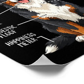 Poster Funny Anatomy Bernese Mountain Dog Cute Berner Lov (Coin)