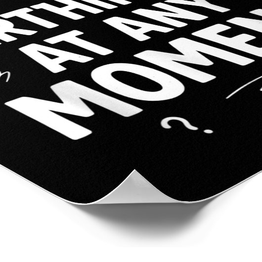 Poster Funny And Sarcastic Design For Deep Thinkers Intro (Coin)