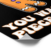 Poster Funny Angry Gingerbread Man You W Ece Of Me  (Coin)