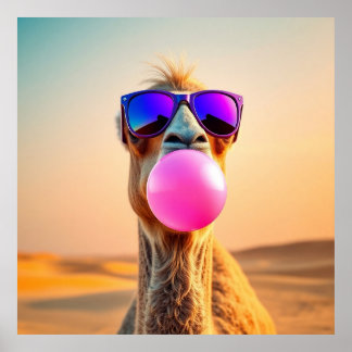 Poster Funny animal art – perfect gift for animal lovers 