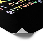 Poster Funny Anxious But Doing It Anyways (Coin)